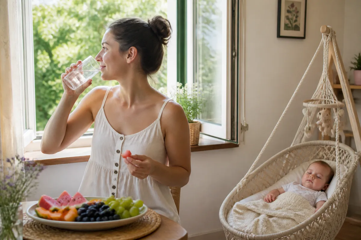 alimentație și hidratare mamă după naștere vară