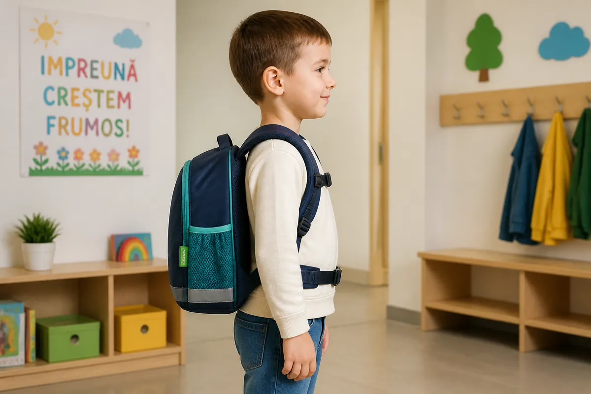 rucsac ergonomic copil școlar vârstă mică