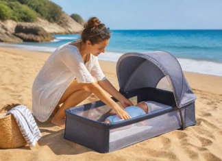 Ce trebuie să știți înainte să cumpărați un pătuț de plajă pentru bebeluș Ce trebuie să știți înainte să cumpărați un pătuț de plajă pentru bebeluș