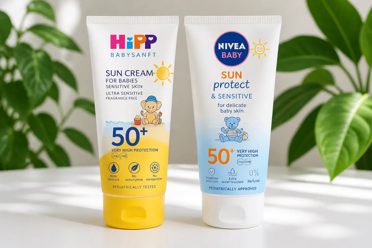 comparație creme solare bebeluși ingrediente active