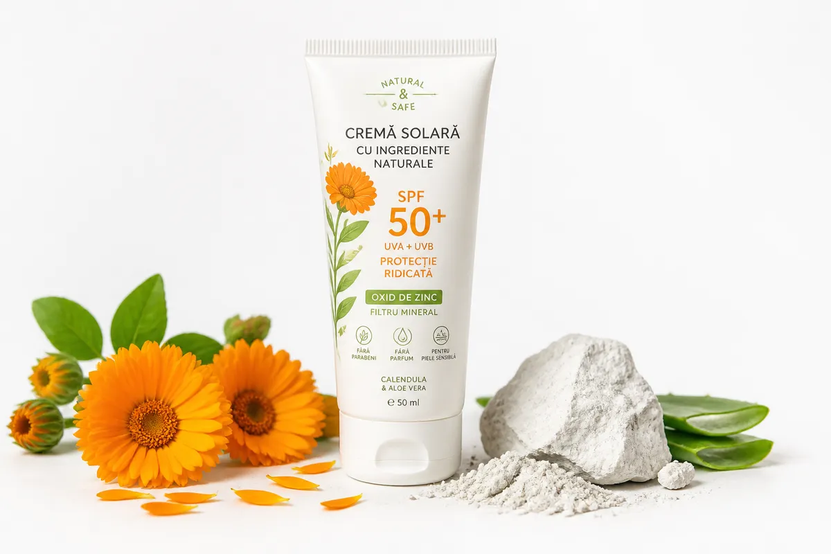 filtre minerale cremă solară copii ingrediente naturale