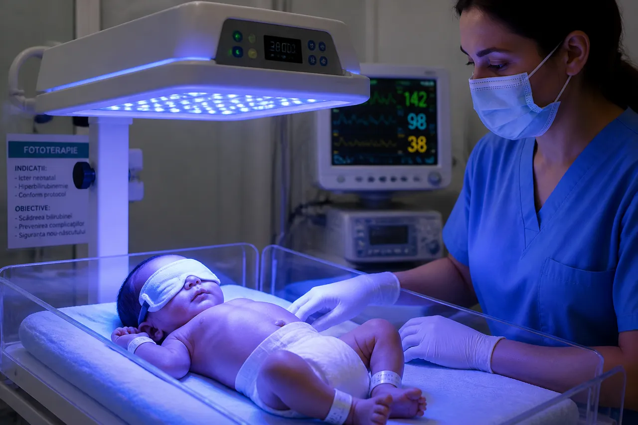 fototerapie pentru icter neonatal
