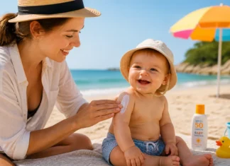 Ingredientele din crema solară pentru bebeluși și ce înseamnă ele pentru pielea micuțului Ingredientele din crema solară pentru bebeluși și ce înseamnă ele pentru pielea micuțului
