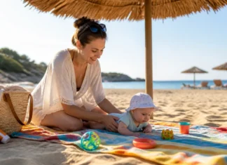 Păturile de plajă pentru bebeluși alese după material și siguranță Păturile de plajă pentru bebeluși alese după material și siguranță