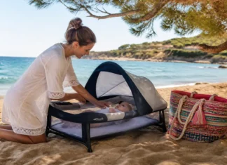 Pătuțul de plajă pentru bebeluși văzut prin ochii unui părinte pregătit Pătuțul de plajă pentru bebeluși văzut prin ochii unui părinte pregătit