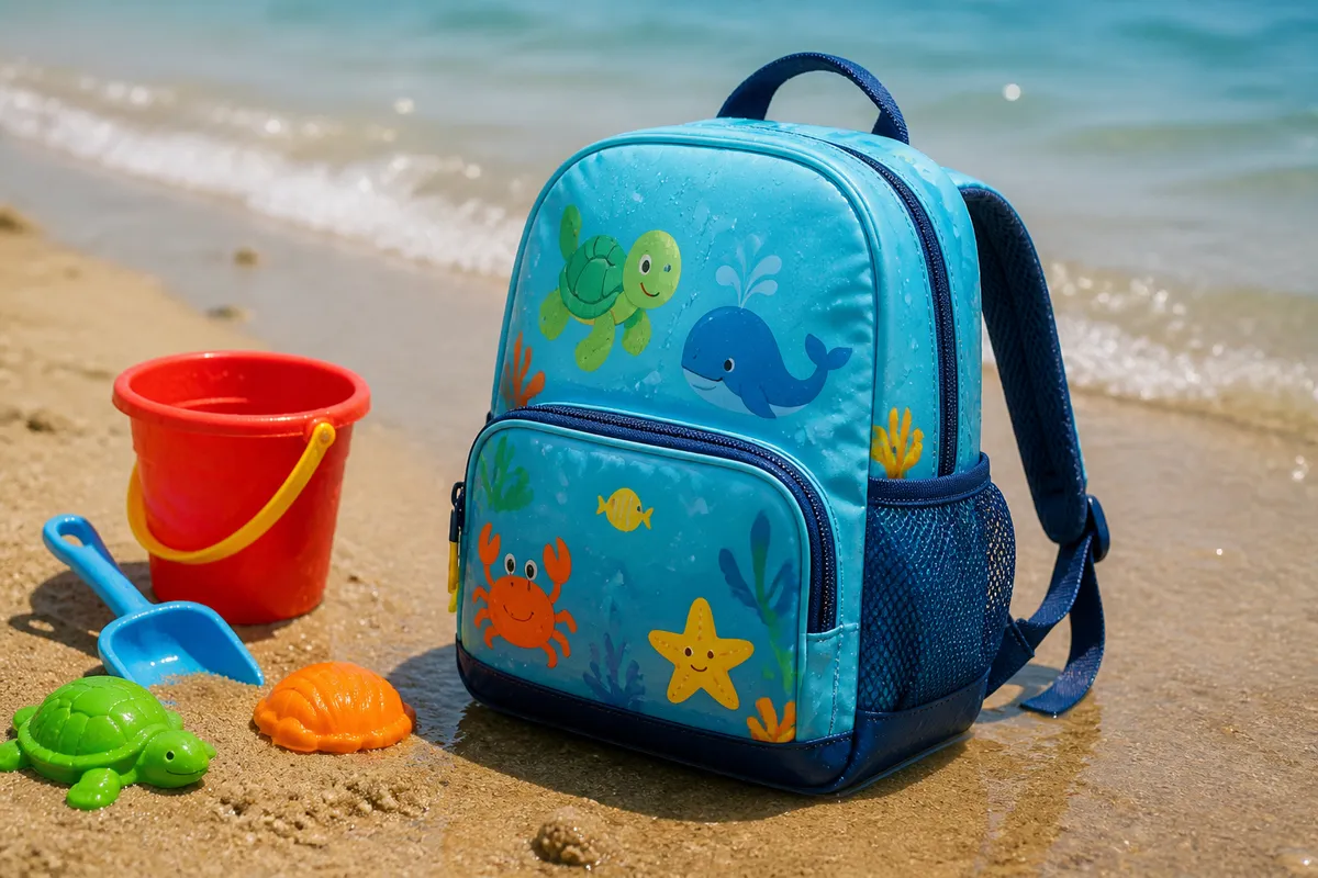 rucsac plajă copii material impermeabil