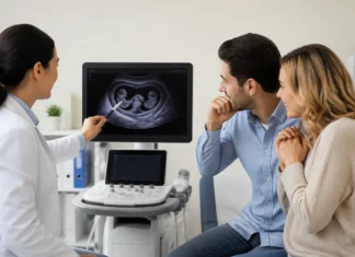 Sarcina gemelară diagnosticată la prima ecografie schimbă monitorizarea și viața de zi cu zi Sarcina gemelară diagnosticată la prima ecografie schimbă monitorizarea și viața de zi cu zi