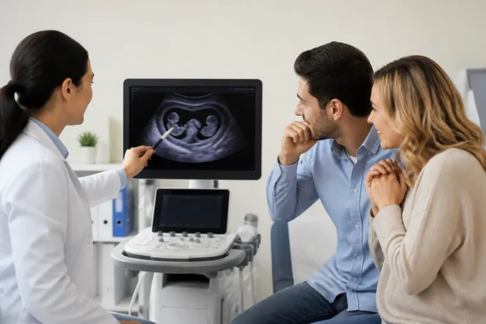 Sarcina gemelară diagnosticată la prima ecografie schimbă monitorizarea și viața de zi cu zi Sarcina gemelară diagnosticată la prima ecografie schimbă monitorizarea și viața de zi cu zi
