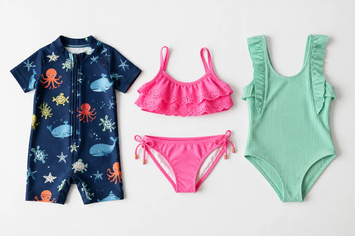 tipuri materiale costume de baie copii comparatie