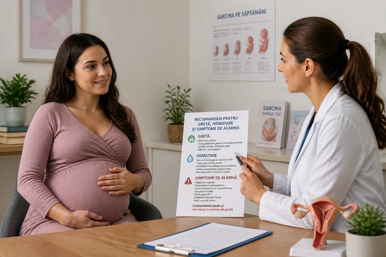 când simptomele sarcinii necesită consult medical
