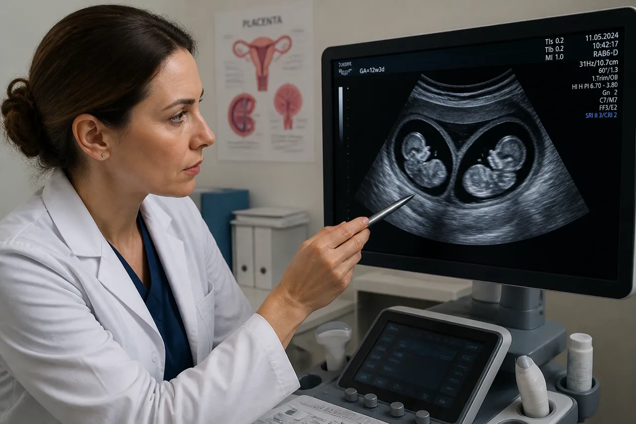 diagnostic ecografic al corionicității
