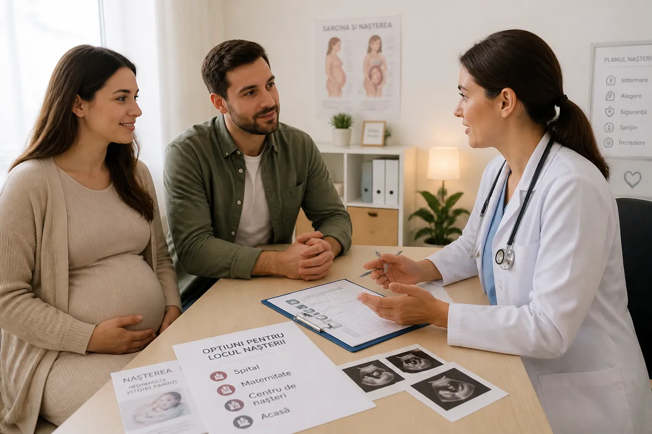 legislația nașterii acasă în România discutată cu medicul