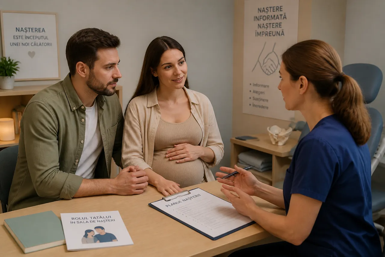 pregătirea tatălui pentru naștere și sprijinul partenerei