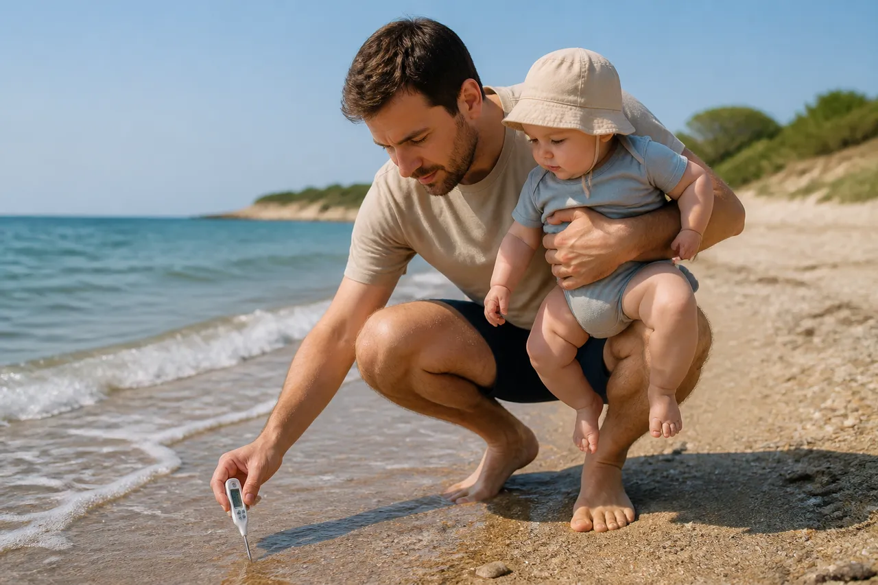 temperatura apei de mare pentru bebeluși