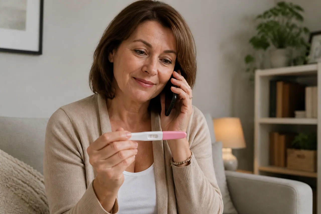 test de sarcină pozitiv în perimenopauză