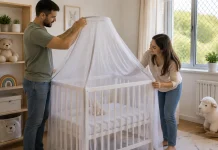 Bebelușul și țânțarii în camere fără aer condiționat cu soluții sigure Bebelușul și țânțarii în camere fără aer condiționat cu soluții sigure