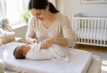 Înfășarea bebelușului în siguranță și momentul potrivit pentru oprire Înfășarea bebelușului în siguranță și momentul potrivit pentru oprire