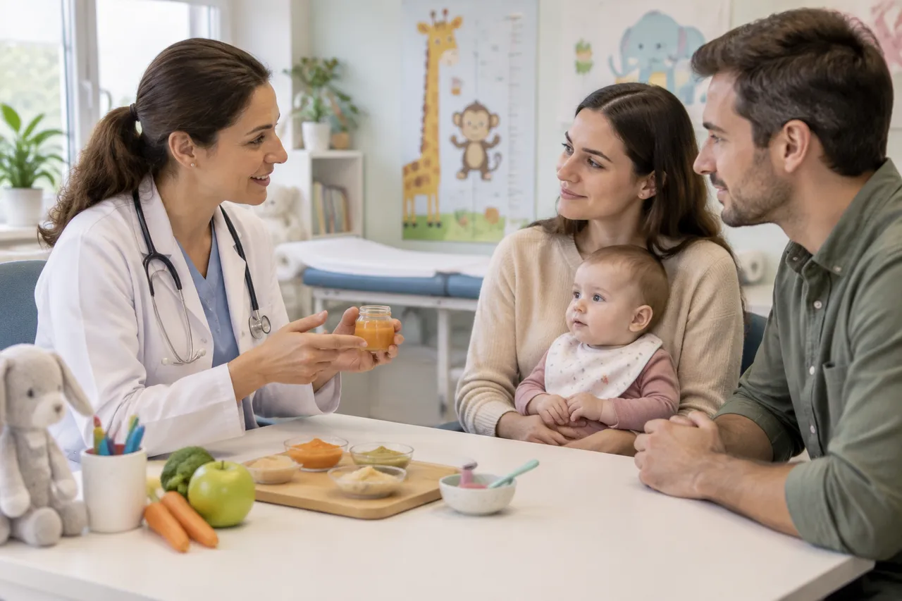 recomandarea pediatrului pentru diversificarea bebelușului
