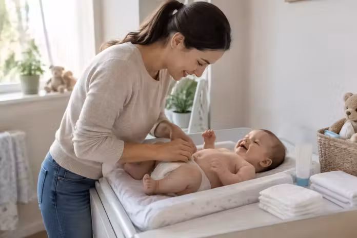Roșeața bebelușului după un produs nou de scutec arată diferit în funcție de cauză