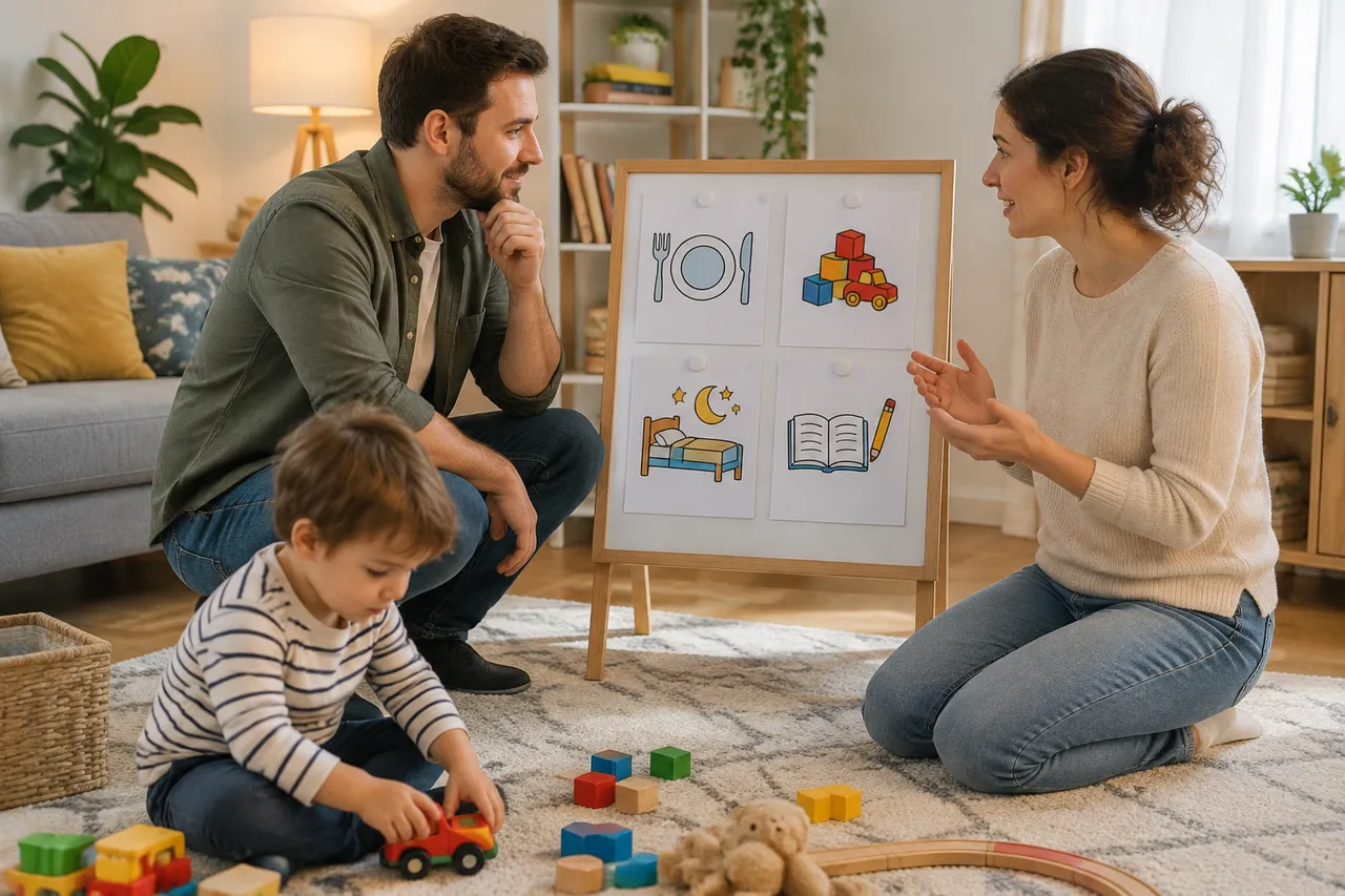 rutină zilnică realistă pentru familie