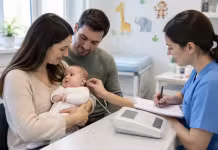 Screeningul neonatal după externarea din maternitate explicat pentru părinți Screeningul neonatal după externarea din maternitate explicat pentru părinți